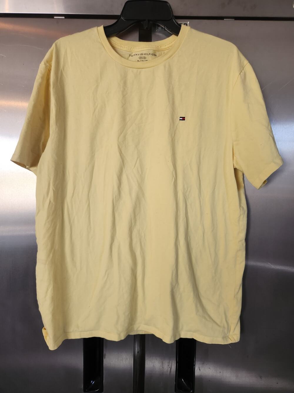Tommy Hilfiger Mens Crewneck T-Shirt Size XL | Yellow
